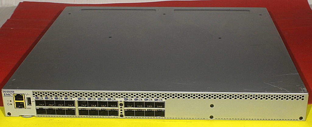 EMC DS-6505B BROCADE BR-6505 16GB FC Switch with 12 Active Ports and ...